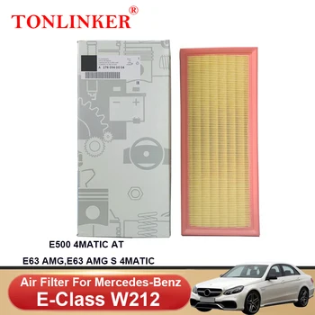 TONLINKER vzduchový Filter A2780940004 Na Mercedes Benz Triedy E W212 2013 2014 2015 E500 NA E63 E63S AMG 4MATIC Auto Príslušenstvo Tovaru