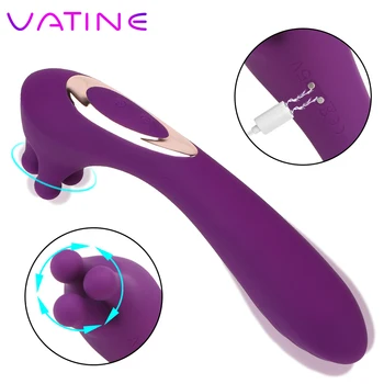 VATINE Vaginálne Klitorálny Masér Chápadlo Masér 9 Rýchlosť Sex Produkty 360° Otáčanie Hlavy Sexuálne Hračky pre Ženy, Erotické Hračky, G Mieste
