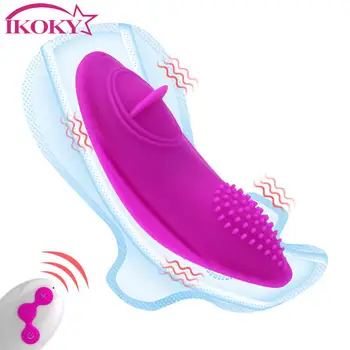 Vibračné Vajíčko Silikónové Nohavičky Dildo Vibrátor Neviditeľné Bezdrôtové Diaľkové Nosenie Klitorálny Stimulátor Sexuálne Hračky pre Ženy