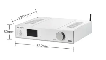 Vysoký výkon dual core STK428-640 hifi Plne vyvážená 400W*2 stereo zosilňovač pre domácnosť s diaľkovým ovládaním