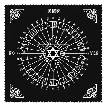 X30cm Flanelové Tarot Karty Obrus Veštenie Oltár Handričkou Dosková Hra Fortune Astrológia Oracle Karty Pad