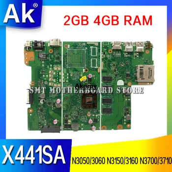 X441SA Notebook základná doska Pre Asus X441S X441SC F441S A441S Notebook Doske N3050 N3060 N3150 N3160 N3700 N3710 2GB 4GB RAM