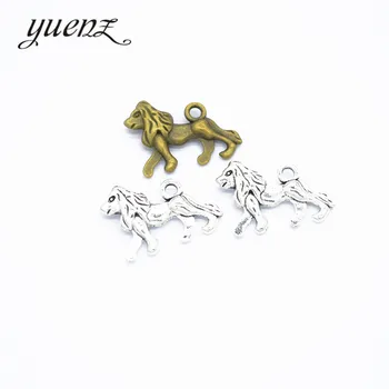 YuenZ 17 ks Starožitné slon Kúzlo kovové prívesky pre náhrdelník šperky robiť 20*14 mm D9229