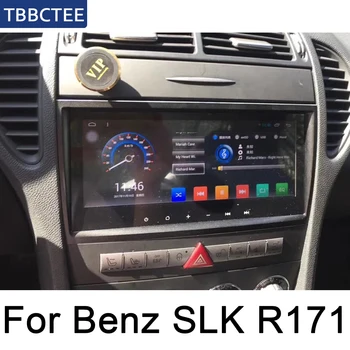 Za Mercedes Benz SLK Triedy R171 2004~2010 Auta Systému Android 1080P IPS LCD Displej autorádia Prehrávač, GPS Navigáciu, BT, WiFi, AUX