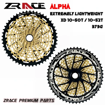 ZRACE MTB bike freewheel ALFA EX 12s XD Kazeta 12 Rýchlosť 10-50T 10-52T - Gold kompatibilné SRAM XD freehub XX1 X01 GX NX Eagle