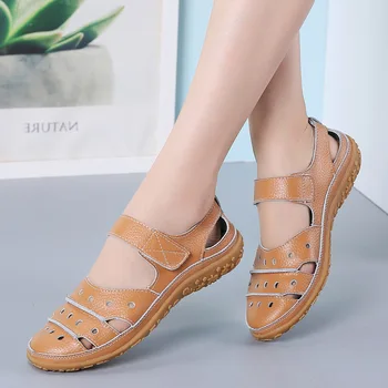 Ženy Sandále Nové Letné Topánky Žena Plus Veľkosť 44 Podpätky Sandále Pre Kliny Chaussure Femme Bežné Gladiator Platforma Topánky Talon